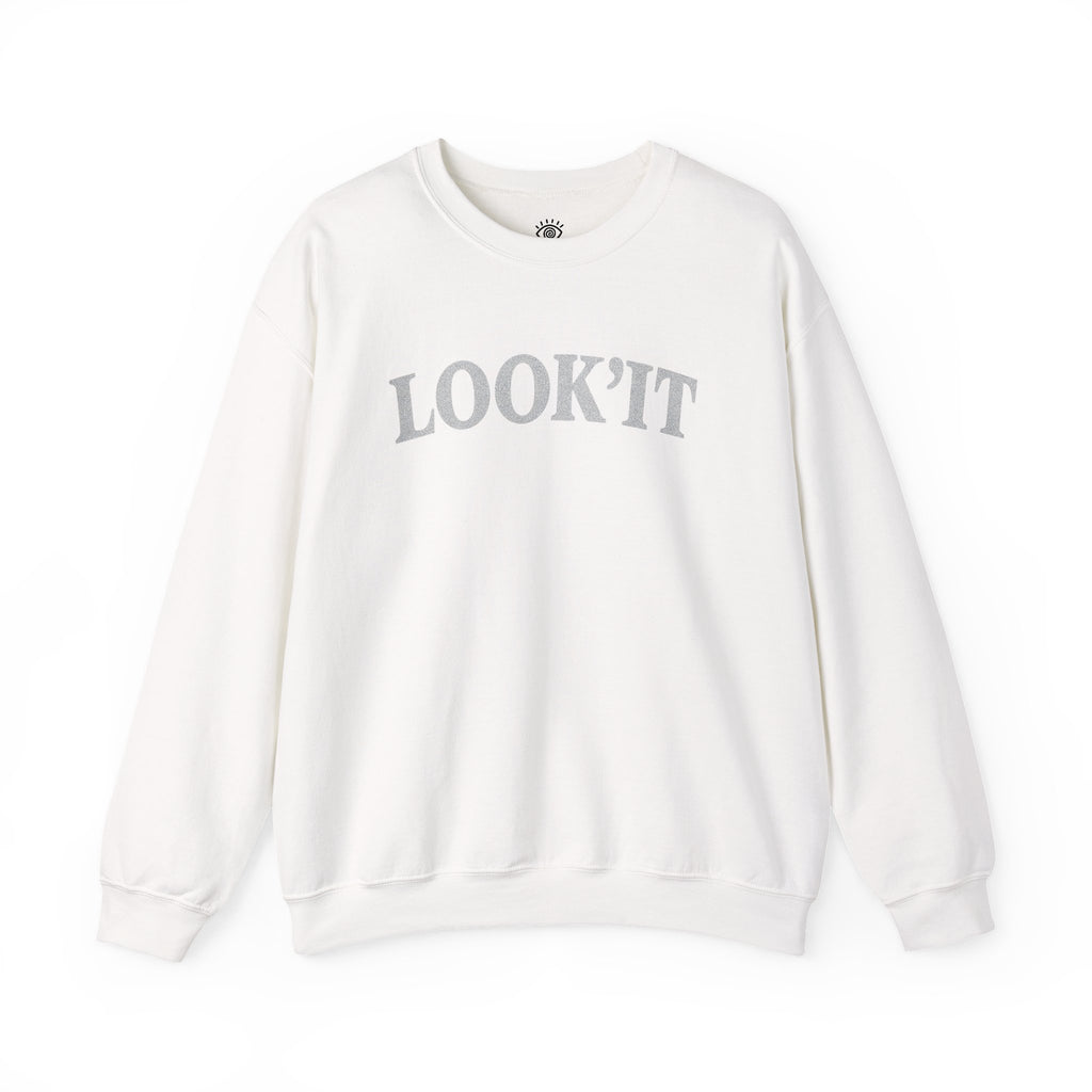 Pull unisexe Look'At me Perpignan paillettes Argent