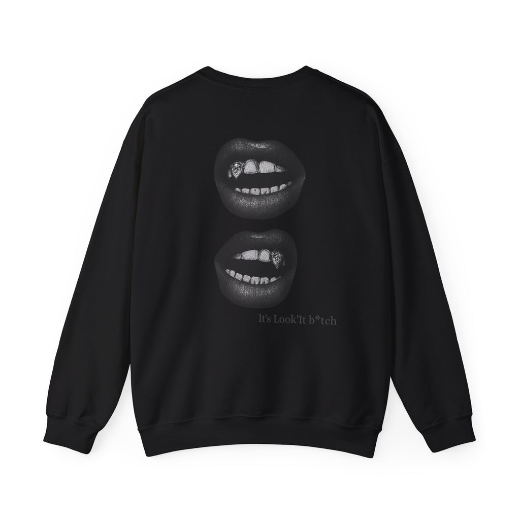 Pull Unisex Look Me B*tch - Noir, Blanc