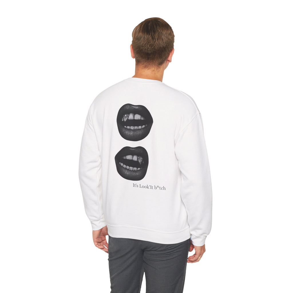 Pull Unisex Look Me B*tch - Noir, Blanc