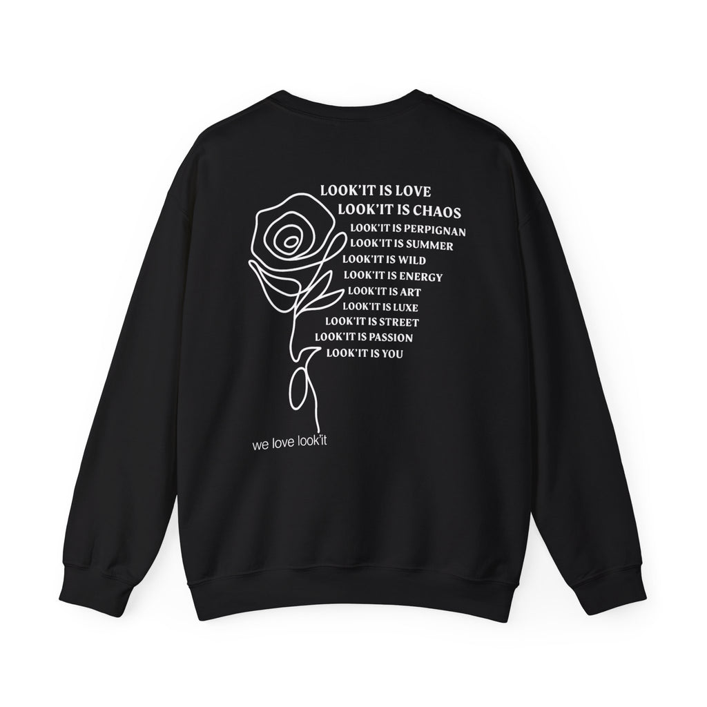 Pull Unisex We love Look'It - Black, Navy, White,