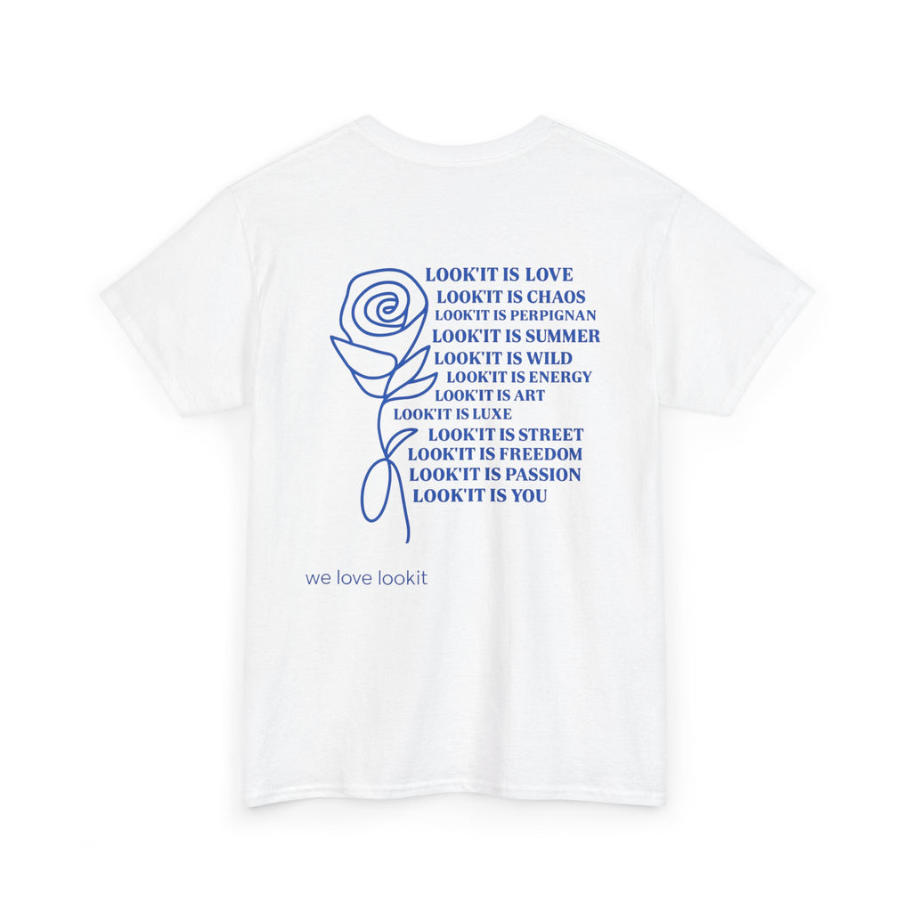 T-shirt unisexe We Love Look'It - Noir, Blanc, Bleu marine